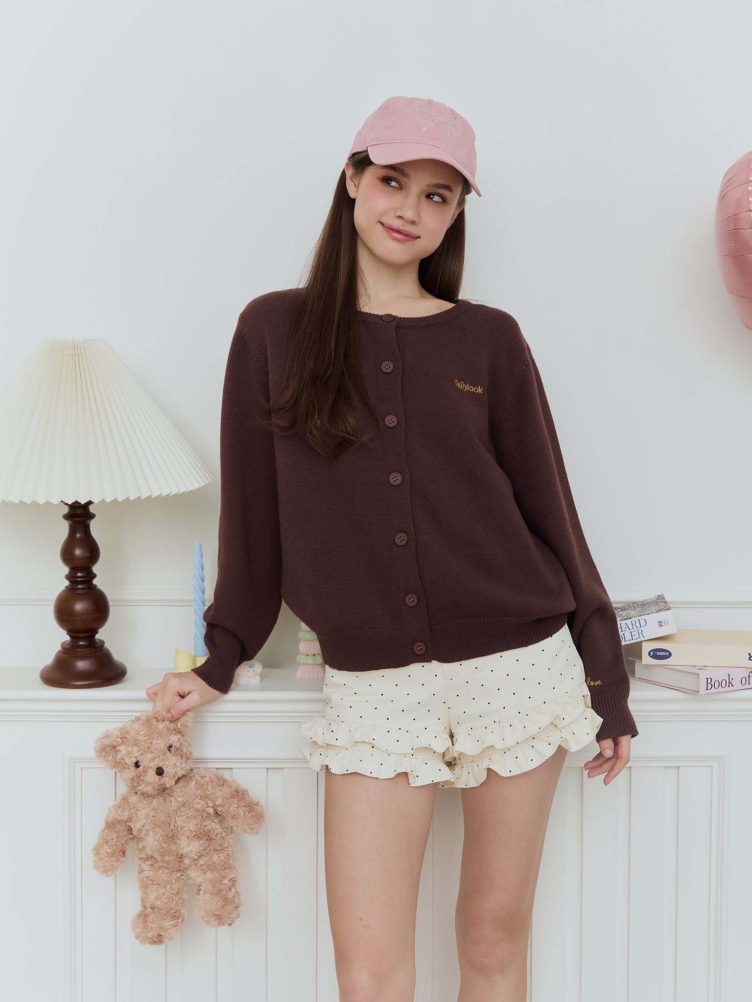 Amour Cardigan  (Mocha)