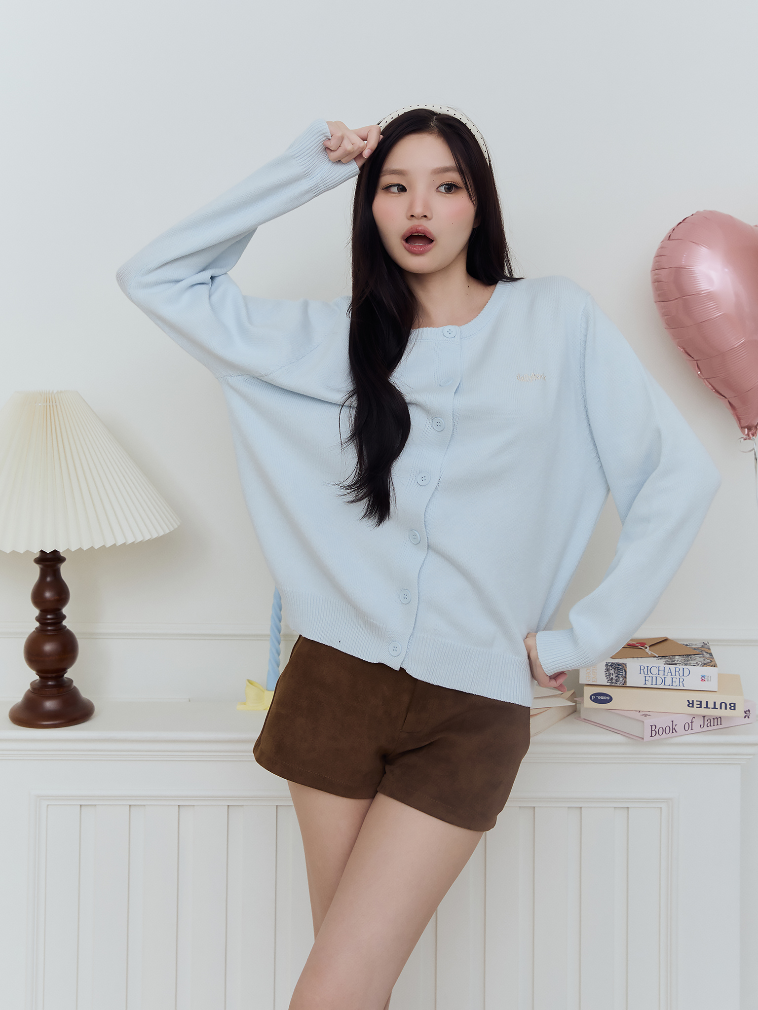 Amour Cardigan  (Blue)