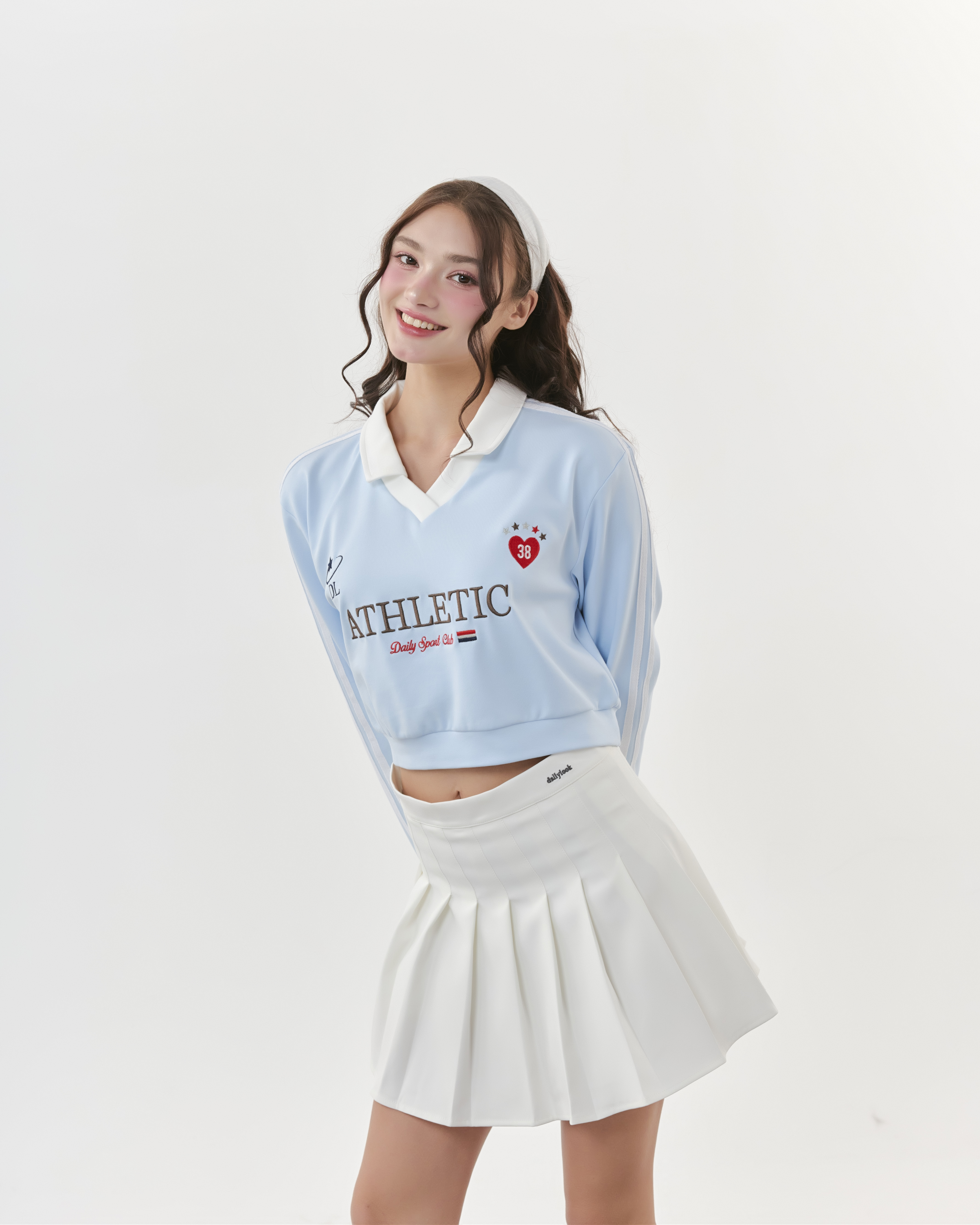 Home run skirt🥍 (Pure white)