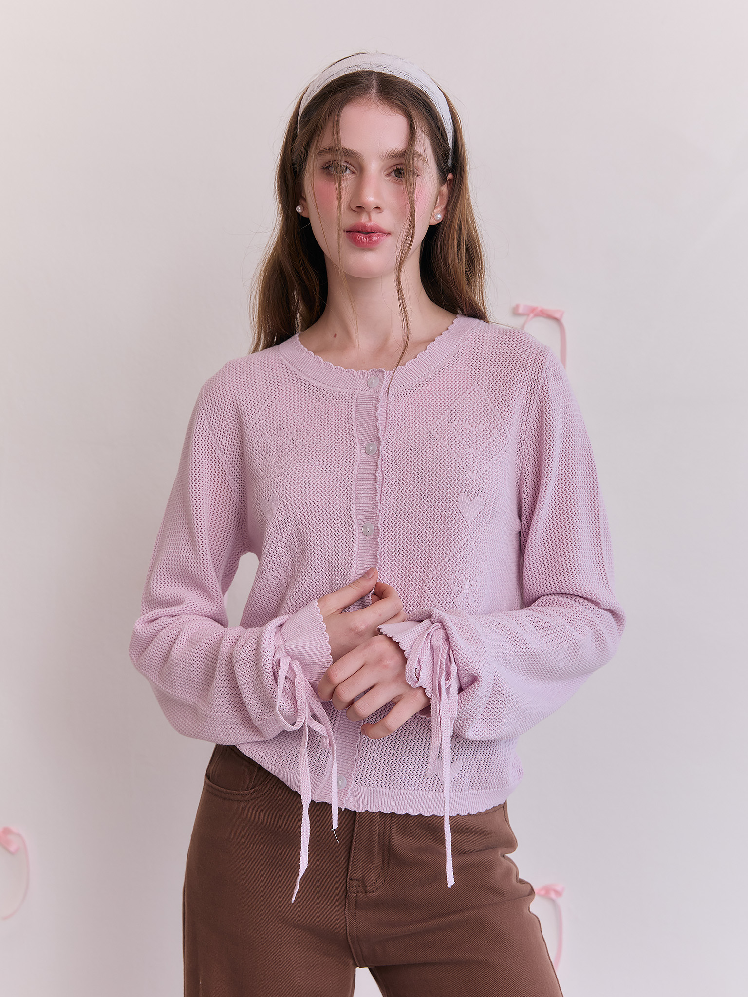 Be mine cardigan (Violet)