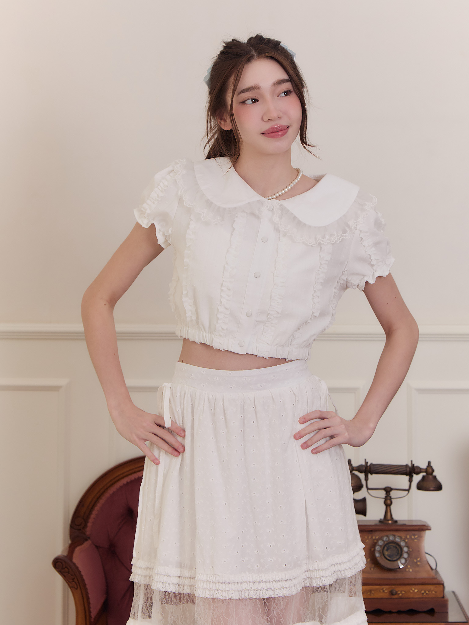 Blair top (White)