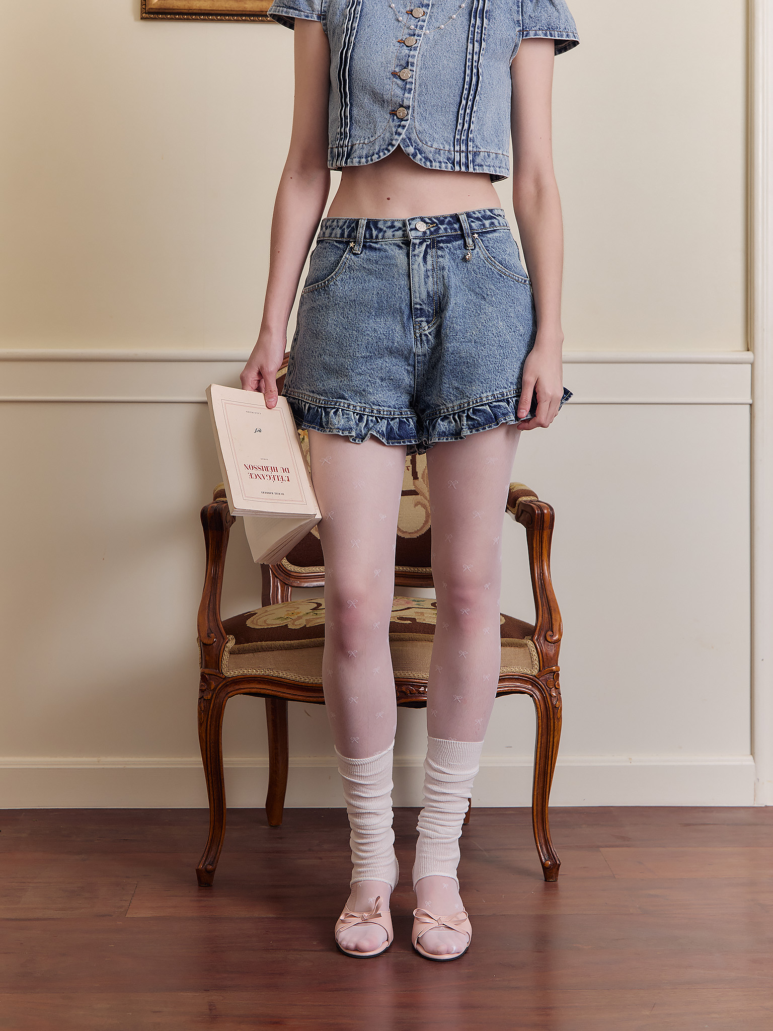 Cupcake shorts (Blue)