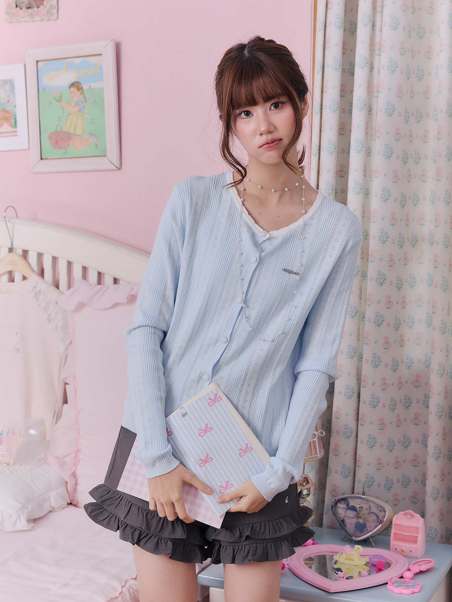 Sleepy cardigan (Blue)