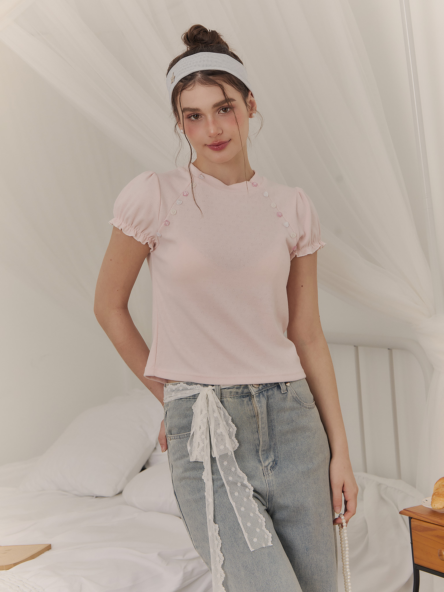 Mary top (Pink)