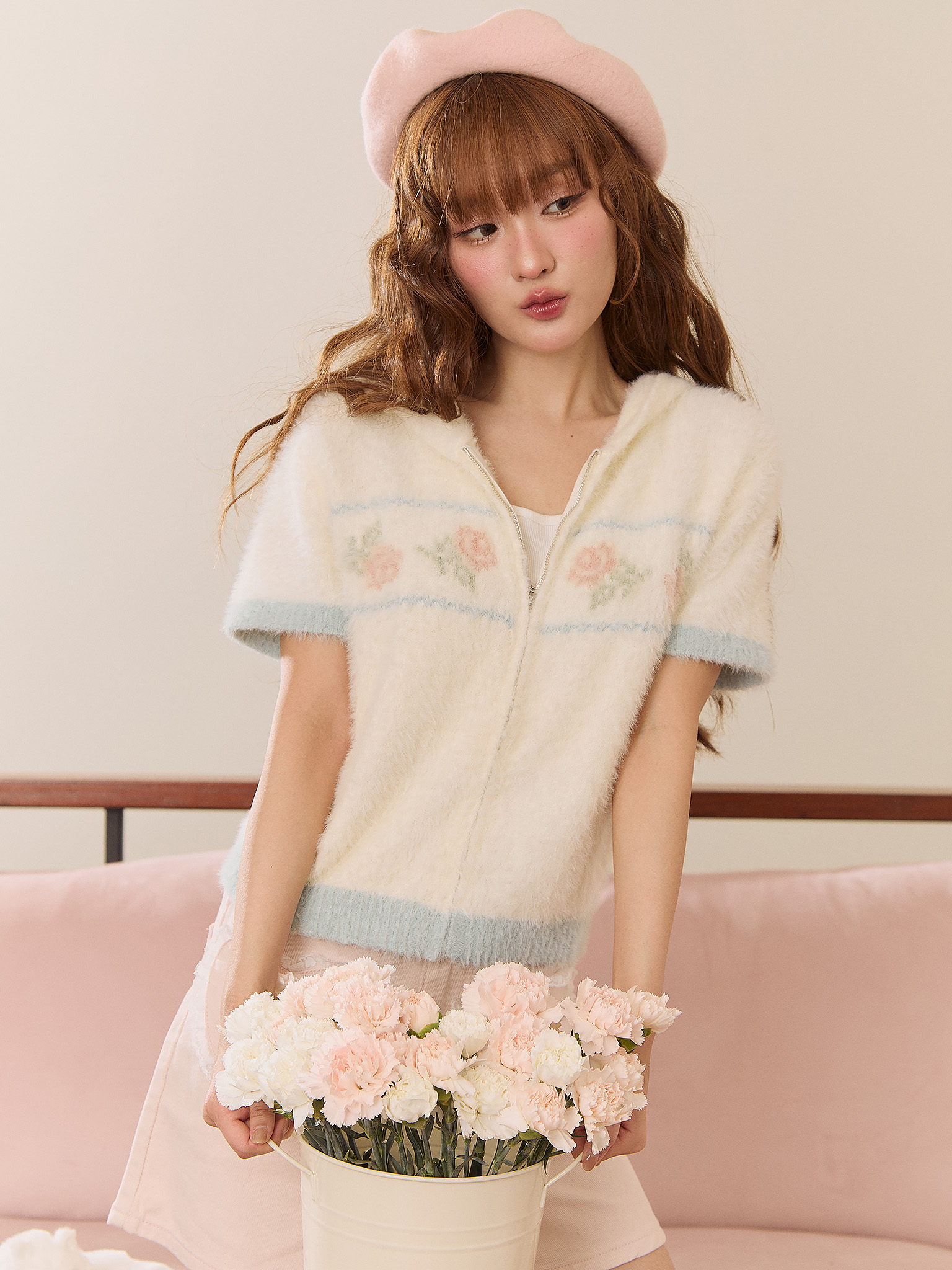 Abby hoodie (Cream)
