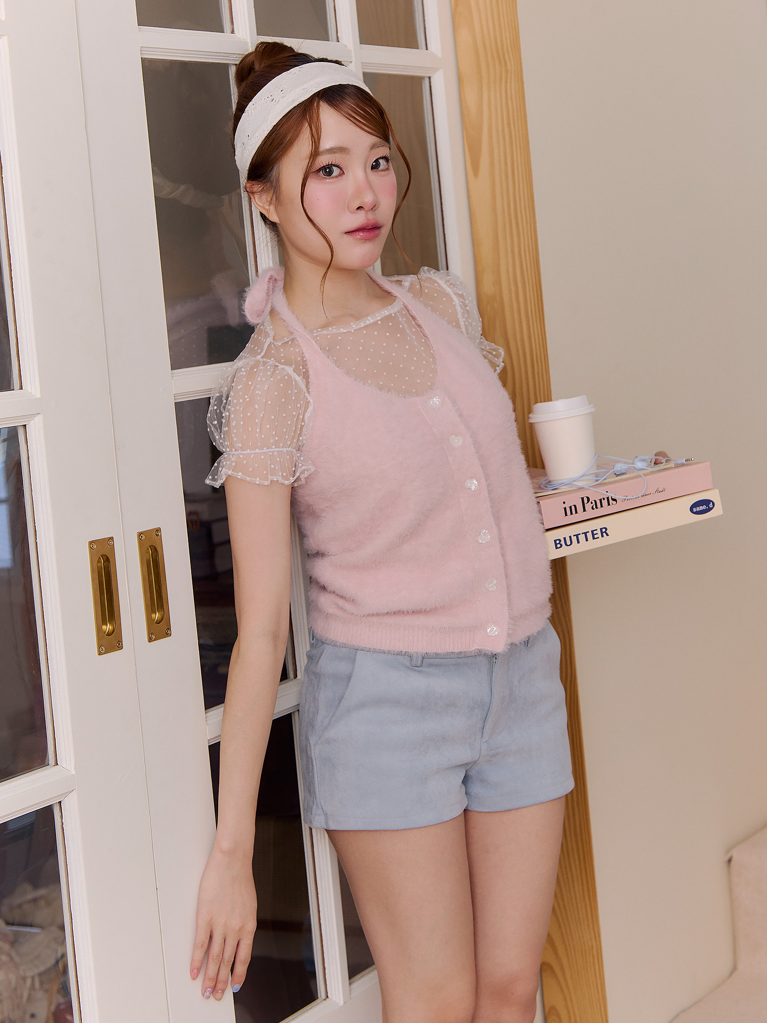 Mustard top (Pink)