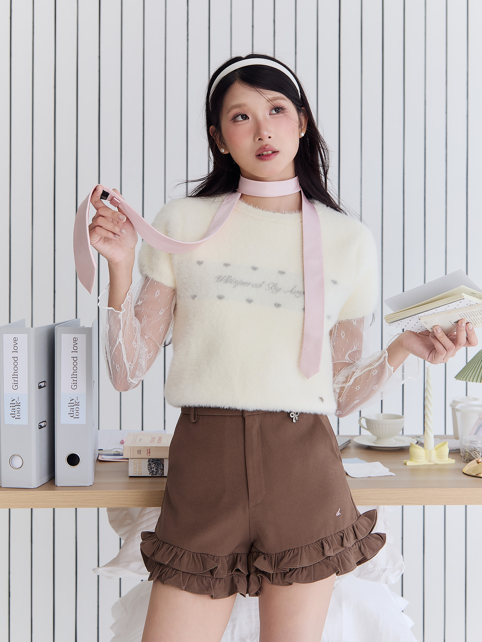 Puffy top (Ivory)