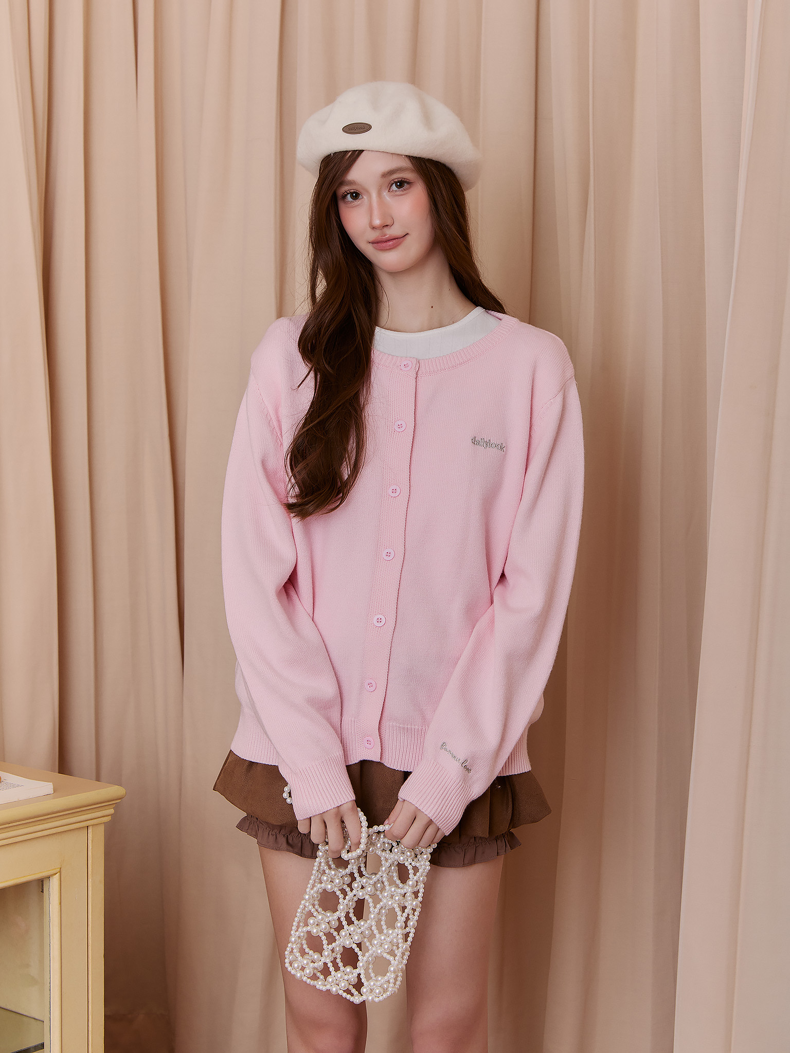 Amour Cardigan  (Pinkle)