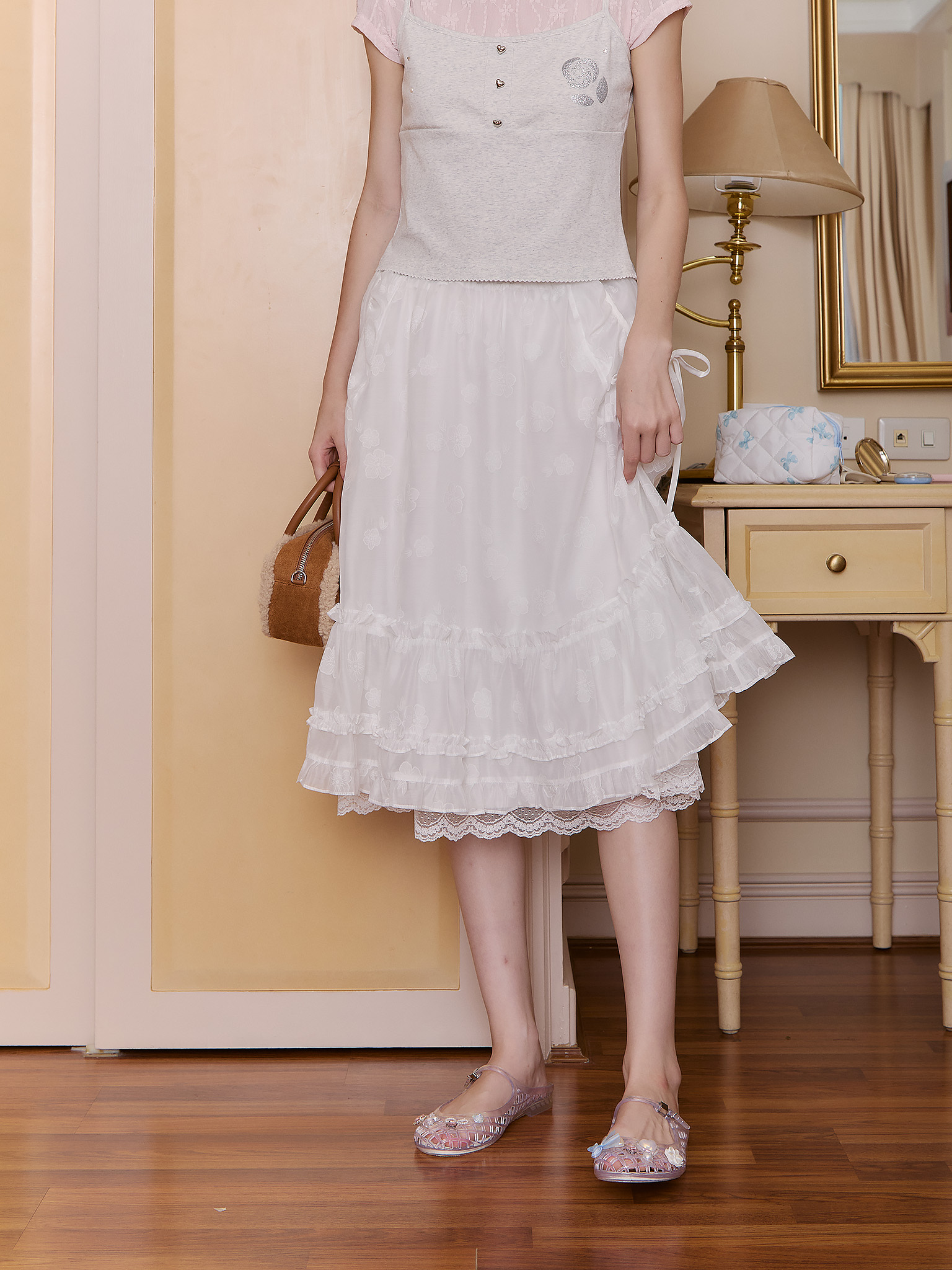 Cherish skirt (White)
