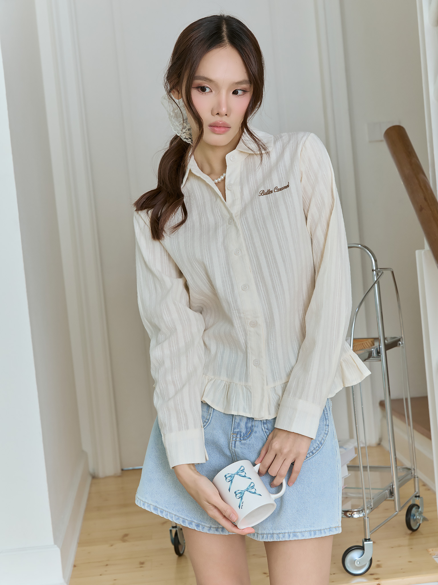 Pretzel shirt (Cream)