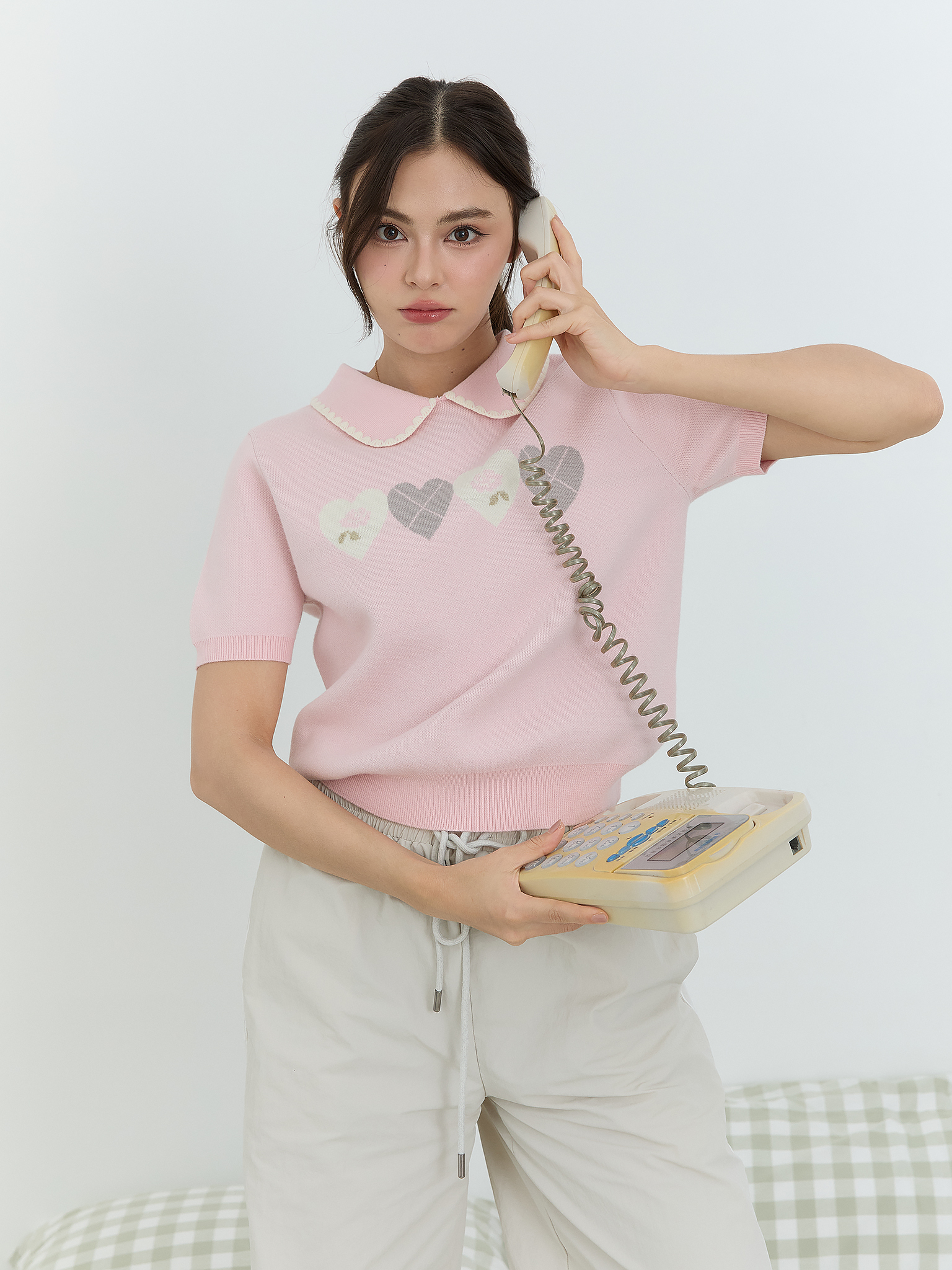 Bambi knit top (Pink)