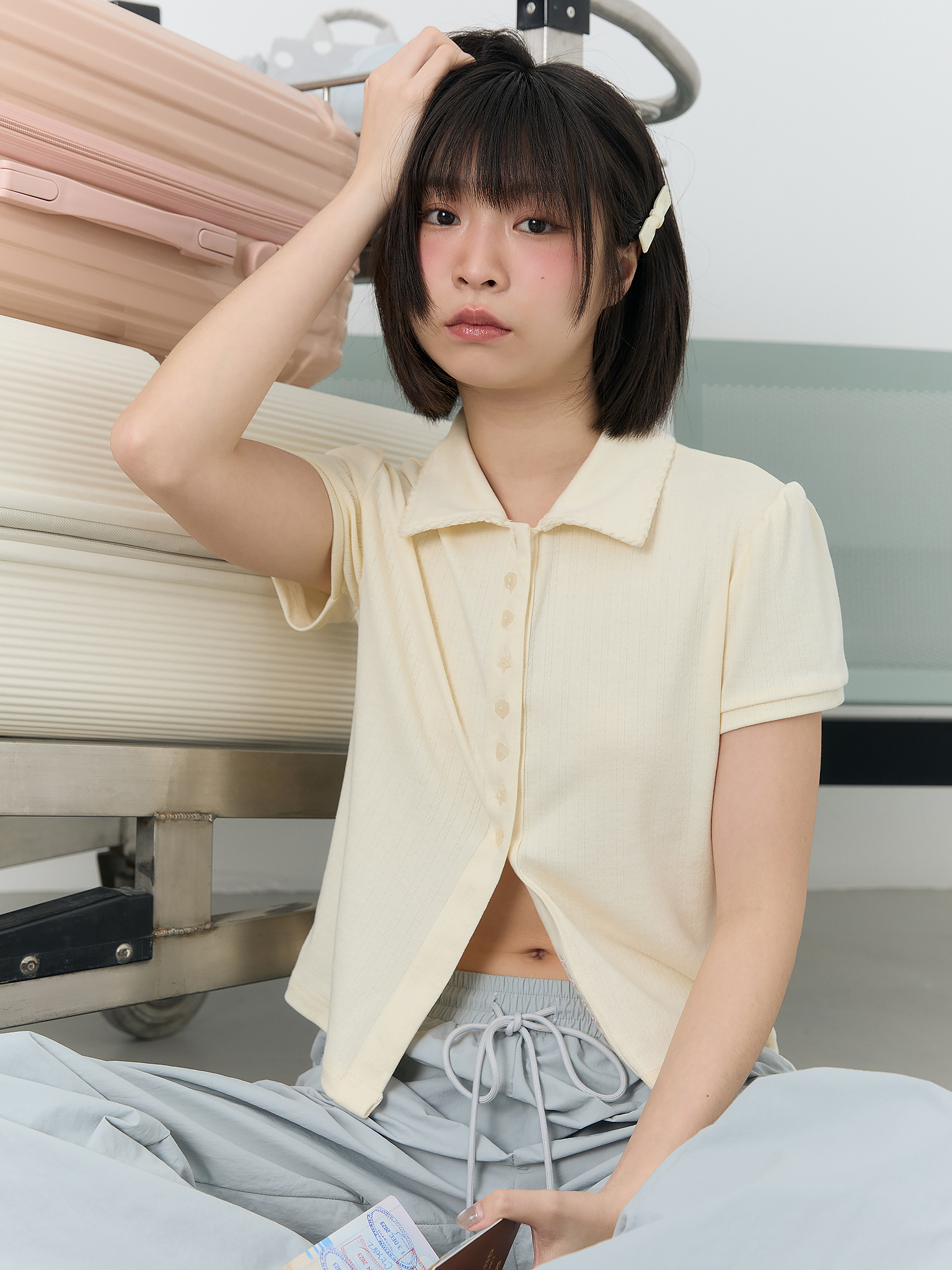 Winnie top (Light yellow)